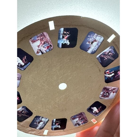 Sawyers  model G View Master Tan Colored Viewer Black Knob Rudolph Christmas 50s - Picture 9 of 10